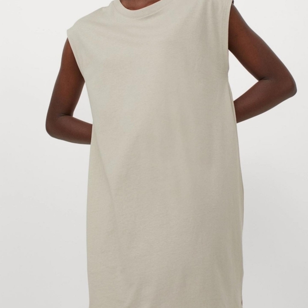 H&M Cream Sleeveless Top